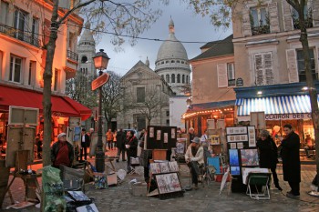 Place du Tertre (Paris) location bus